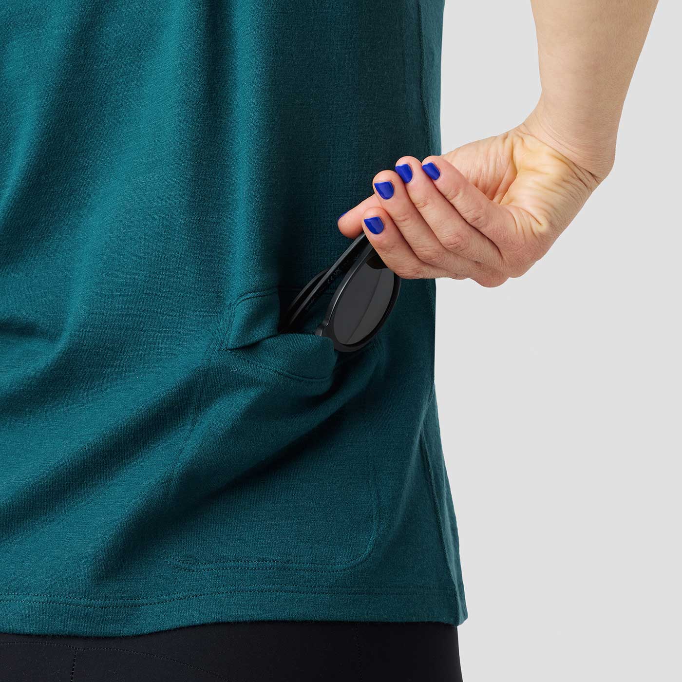 Women's Merino Riding Shirt - Emerald - Image 7
