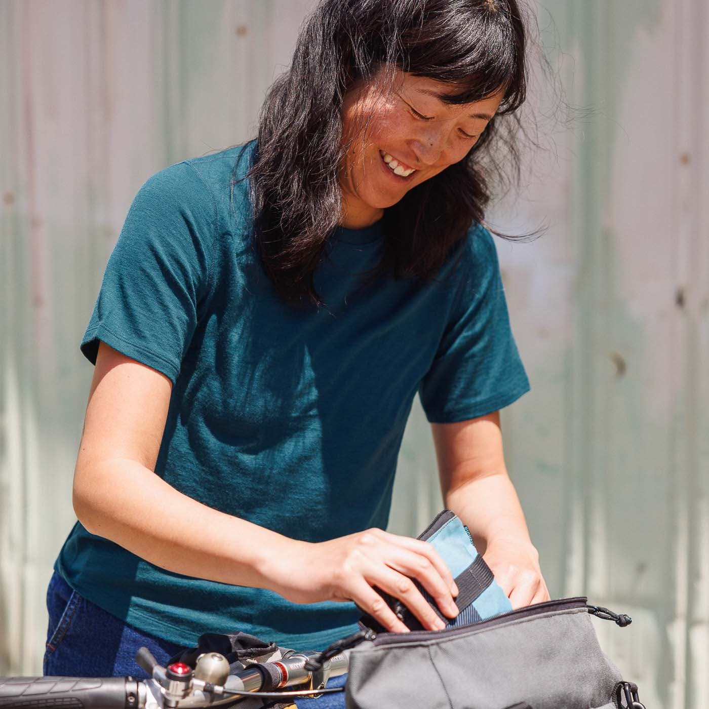 Women's Merino Riding Shirt - Emerald - Image 8
