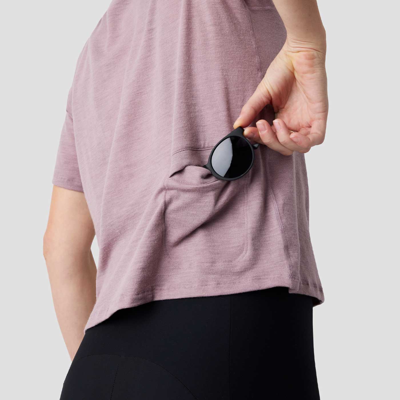 Women's Merino Riding Shirt - Lavender - Image 5