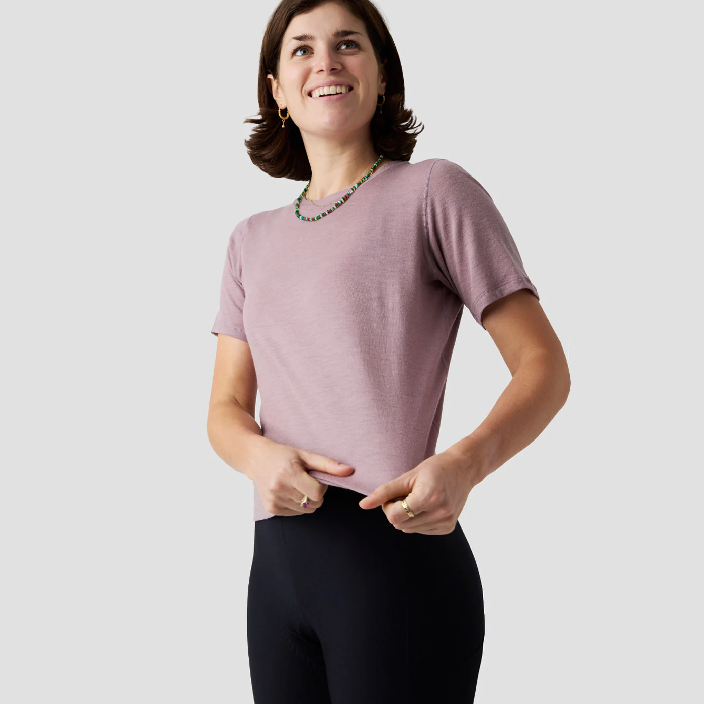 Women's Merino Riding Shirt - Lavender - Image 6