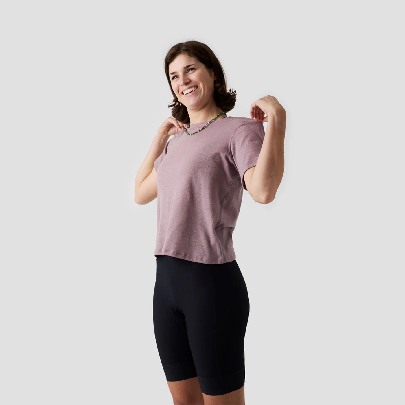 Women's Merino Riding Shirt - Lavender - Image 9