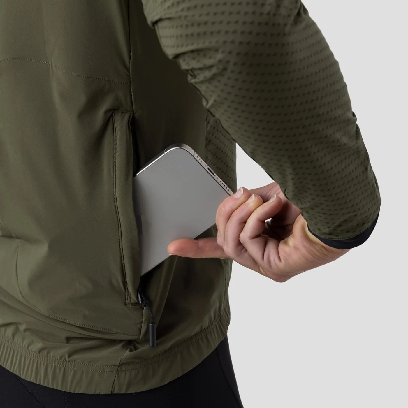 Women's Micro Climate Jacket - Olive - Image 7