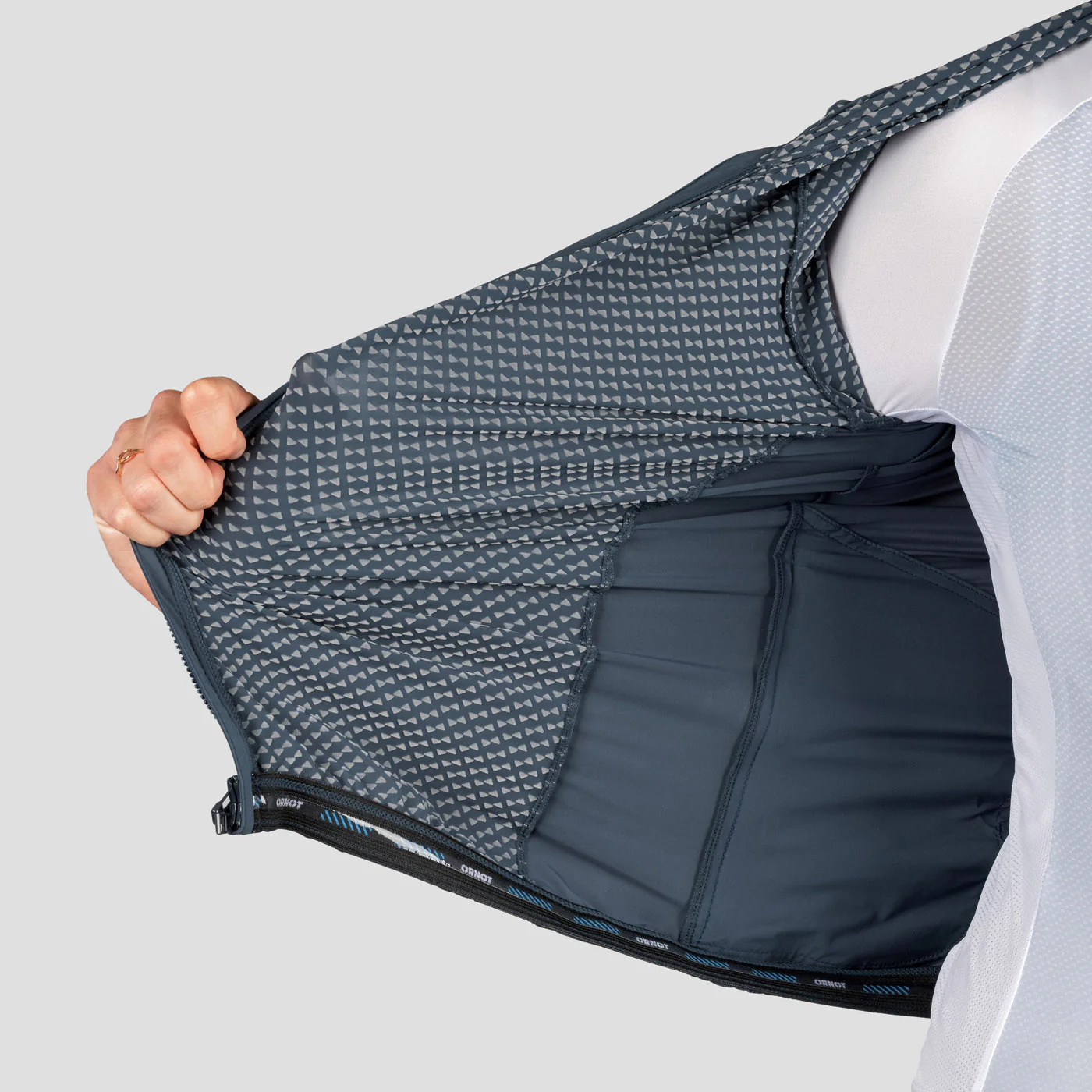Women's Micro Climate Jacket - Stone Blue - Image 4
