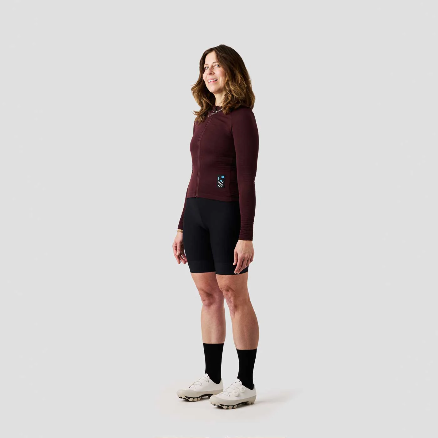 Women's Long Sleeve Micro Grid Jersey - Nightshady - Image 6