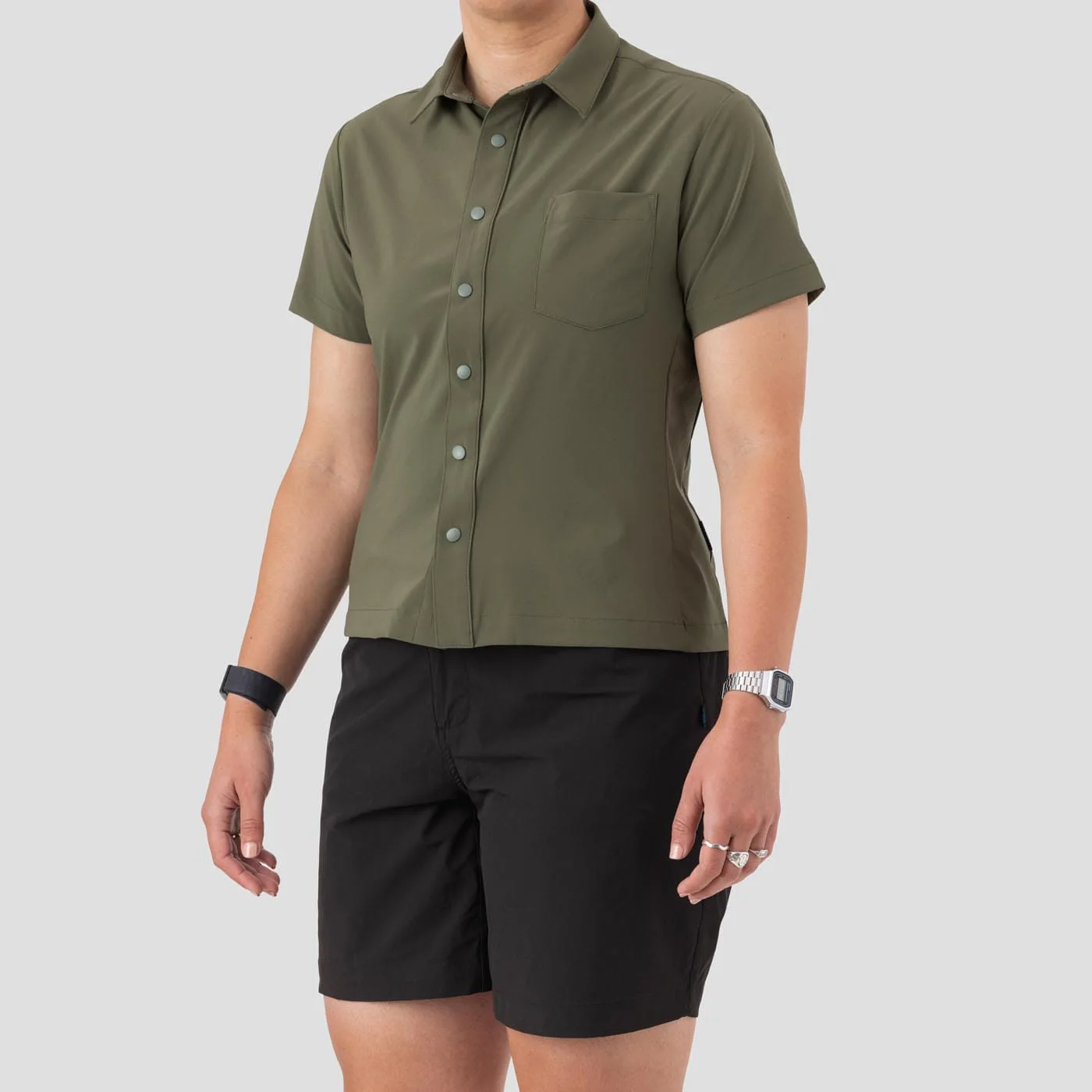Women's Mission Shirt - Olive - Image 7
