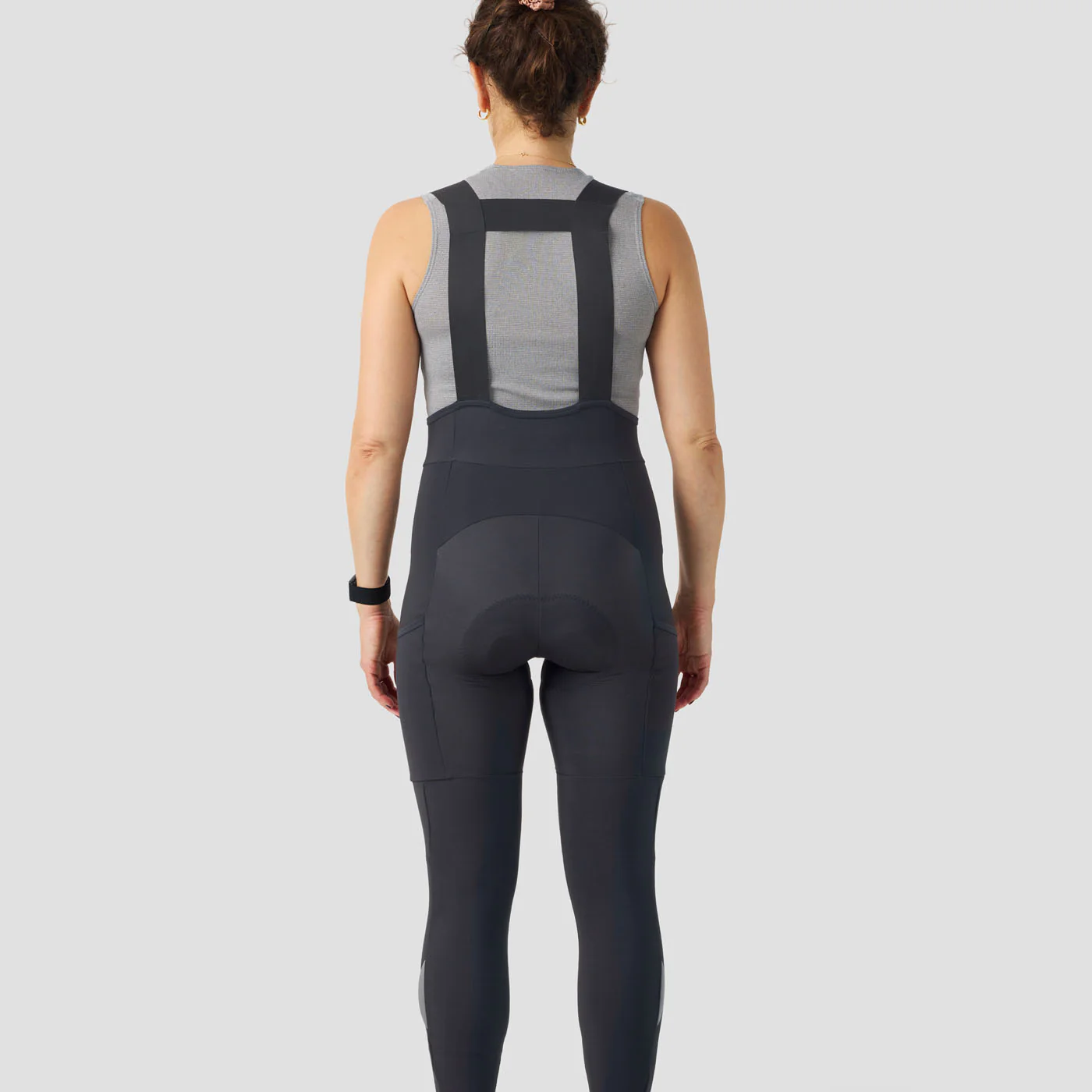 Women's Super Thermal Droptail Cargo Bib Tight - Black - Image 7