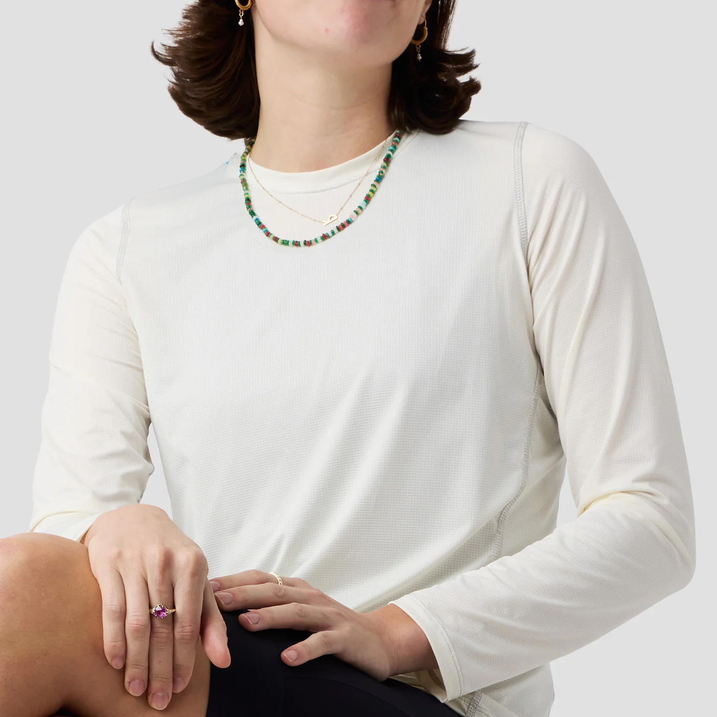 Women's UV Trail Shirt - Oat - Image 4