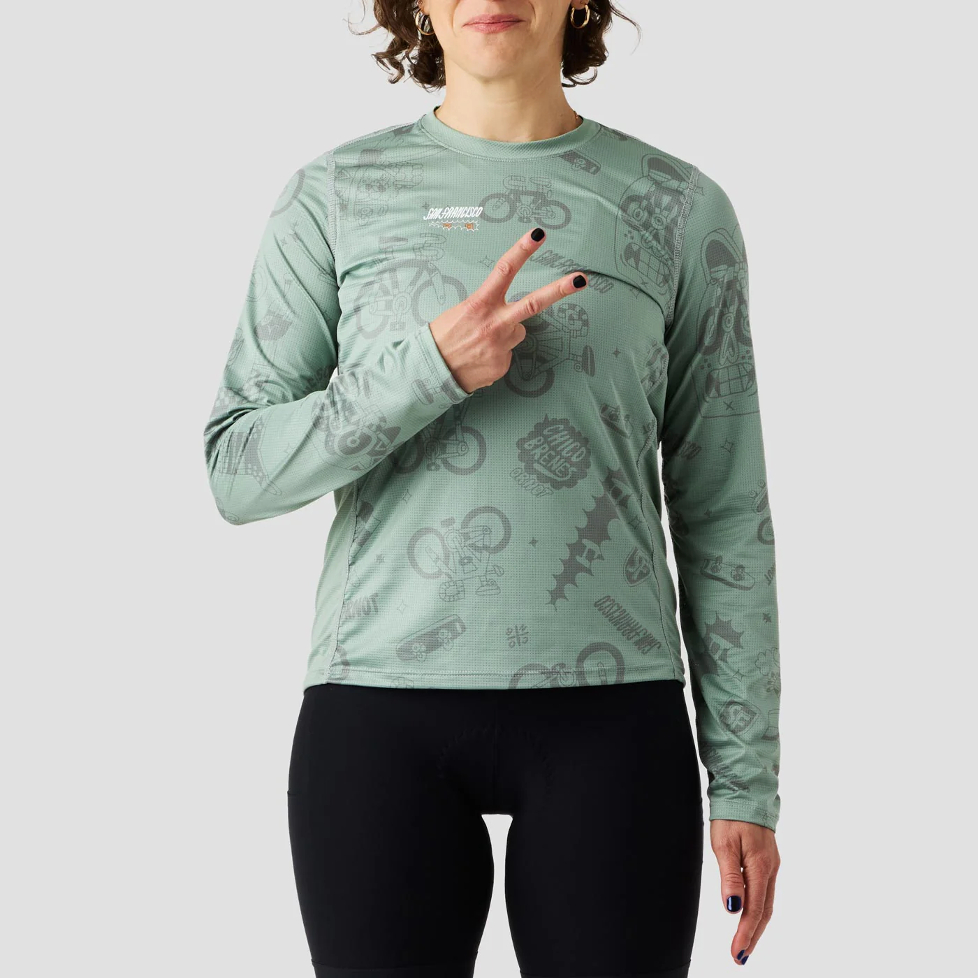 Women's UV Trail Shirt - Sage 415 - Image 5