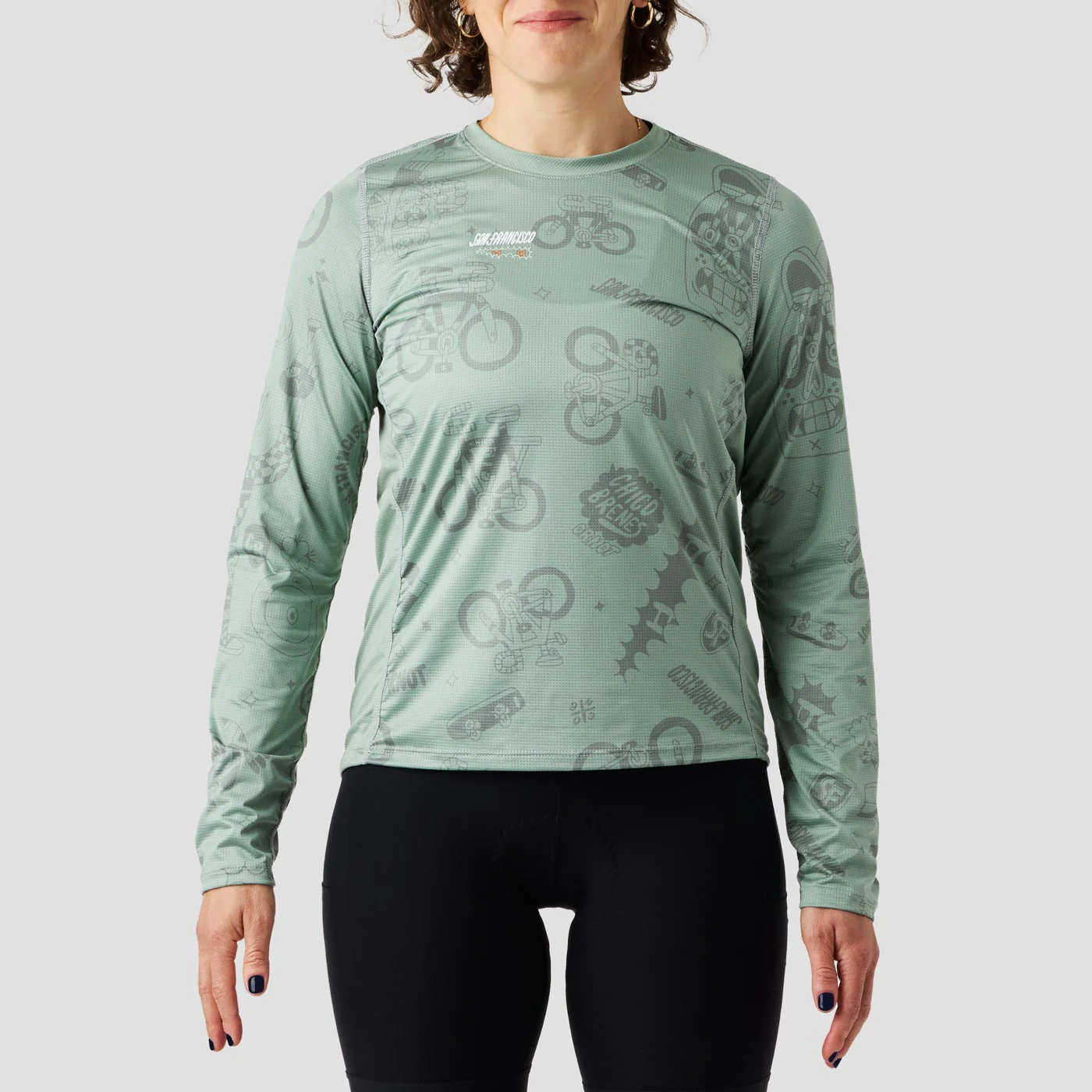 Women's UV Trail Shirt - Sage 415 - Image 9