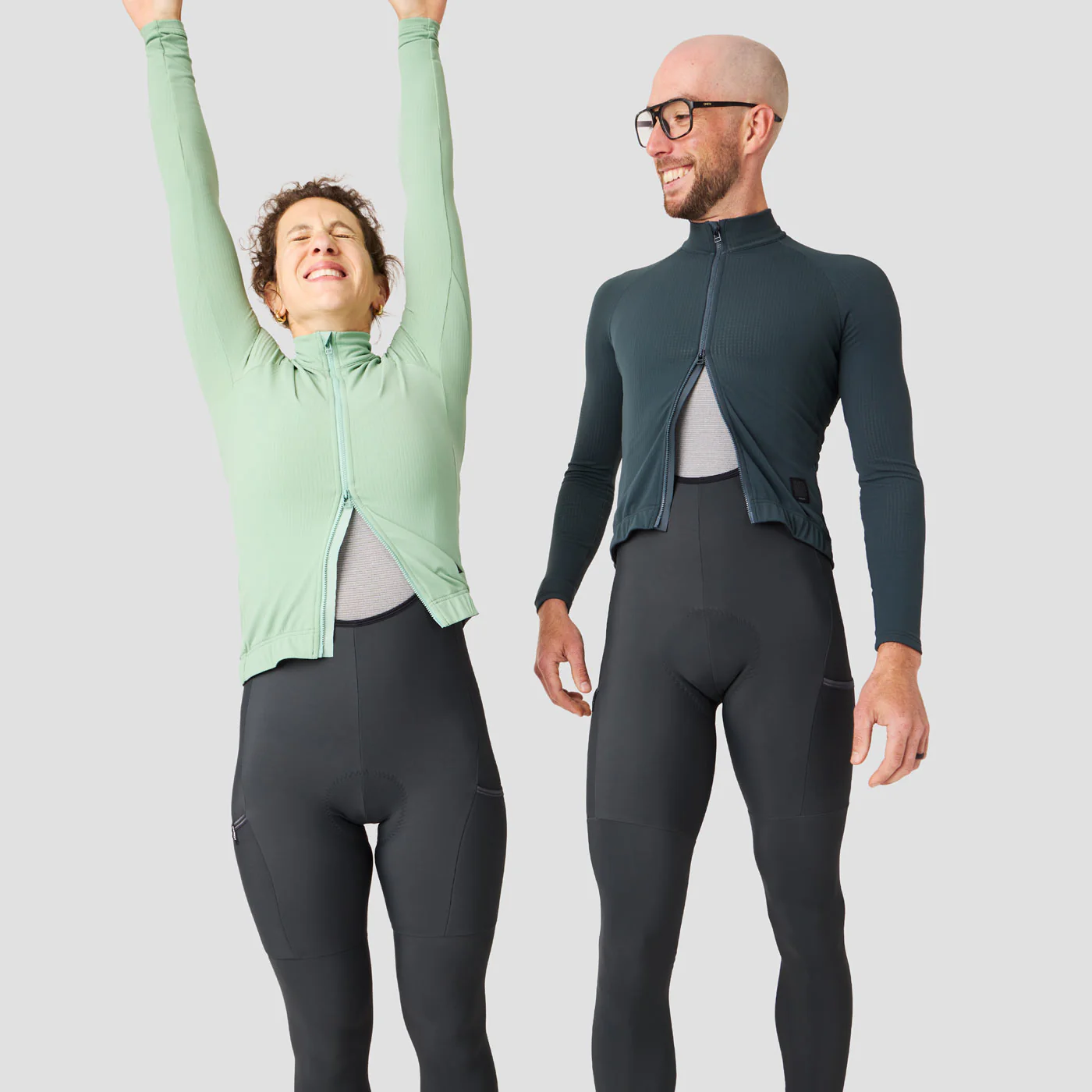 Women's Waffle Grid Thermal Jersey - Mint - Image 10