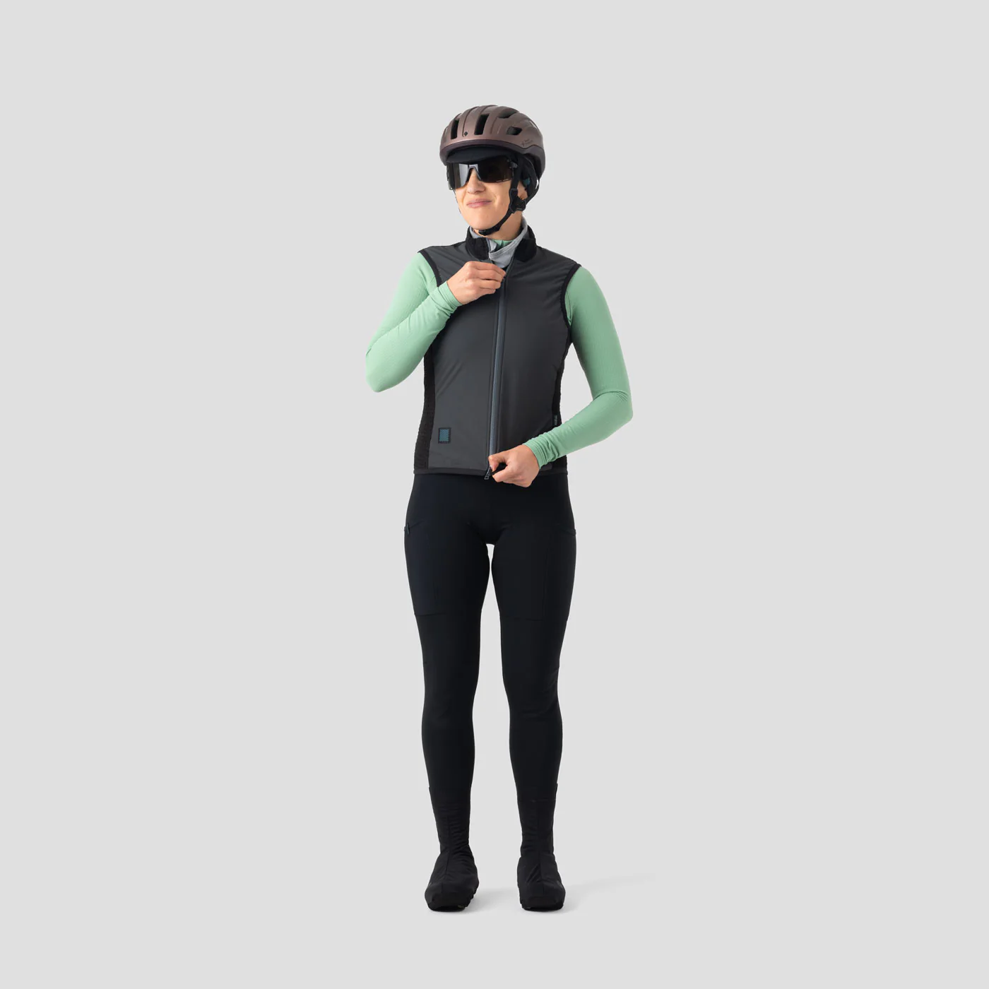 Women's Waffle Grid Thermal Jersey - Mint - Image 11