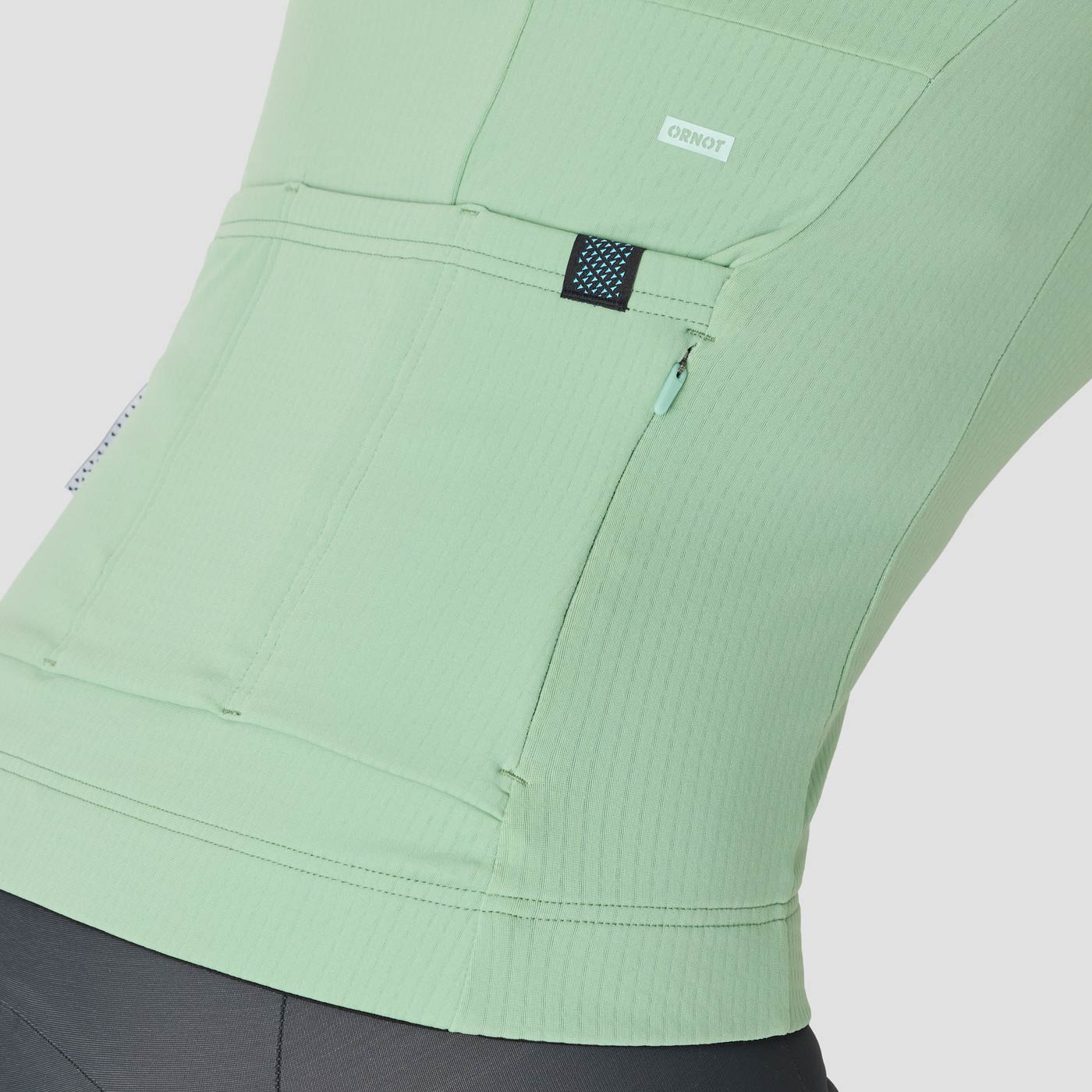 Women's Waffle Grid Thermal Jersey - Mint - Image 8
